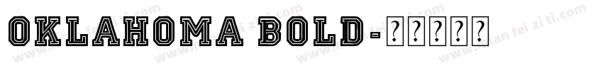 oklahoma bold字体转换